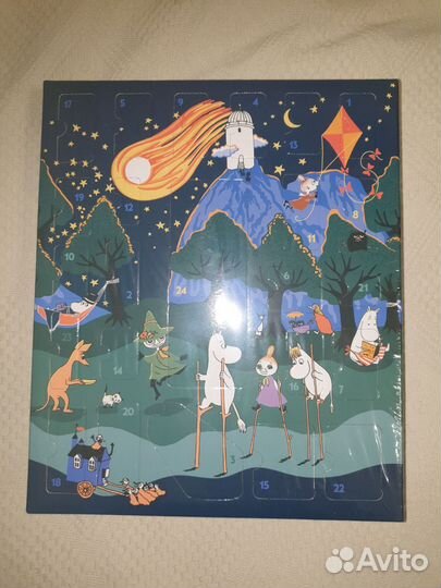 Адвент календарь с муми-троллями