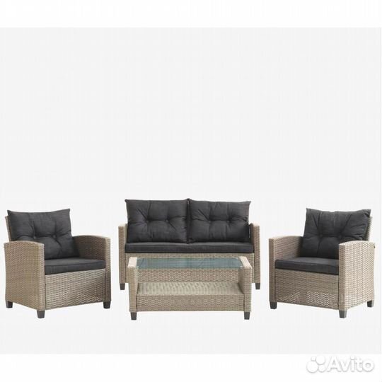 Комплект садовой мебели из ротанга