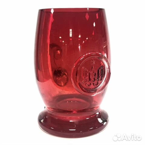 Кружка. Рубиновое стекло. Олимпиада 1980 год