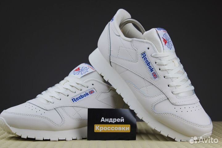 Мужские кроссовки reebok classic leather