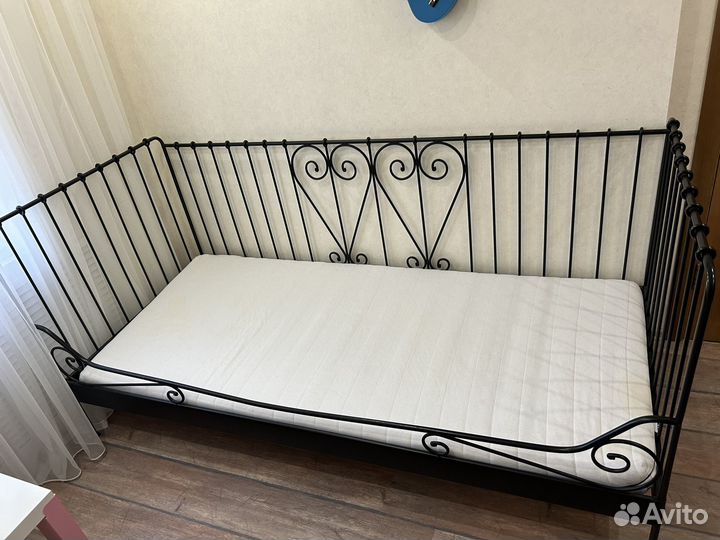 Кровать односпальная с матрасом IKEA