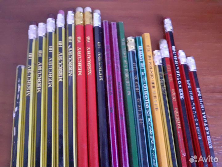 Карандаши простые, 20 штук, mercury, actual и др