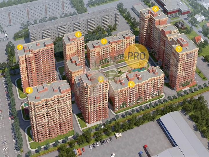 Квартира-студия, 40,5 м², 13/17 эт.