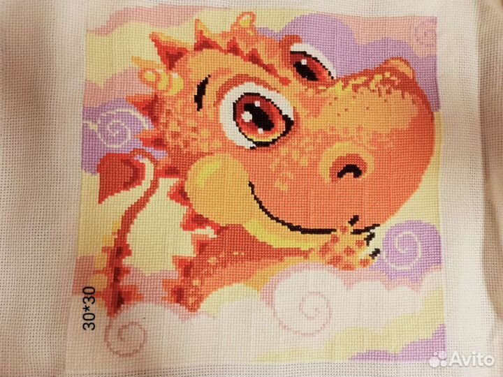 Вышивка для подушки