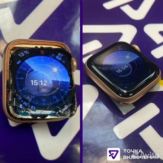 Замена стекла Apple watch и iPhone