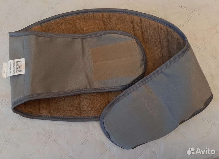 Лечебный пояс-корсет меховой, поясничный