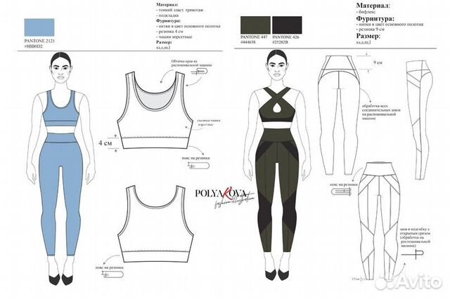 Создание технических эскизов одежды