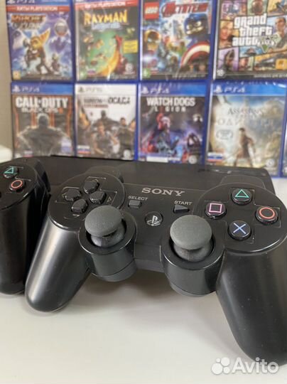 Ps3 Super Slim 500gb + геймпад