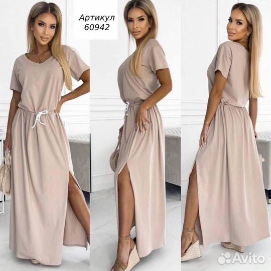 Платье с кулиской