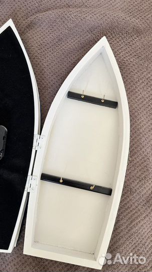 Ключница-часы настенная, подарок интерьерный