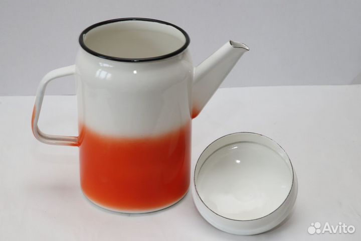 Чайник / кофейник эмалированный СССР. Винтаж