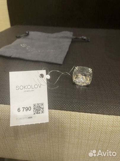 Серебряное кольцо sokolov