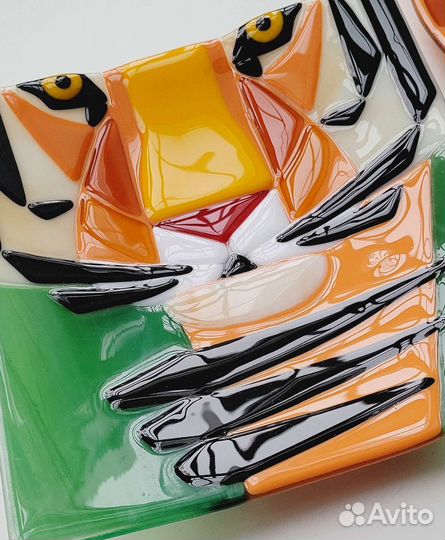 Тарелка-салатник Тигр