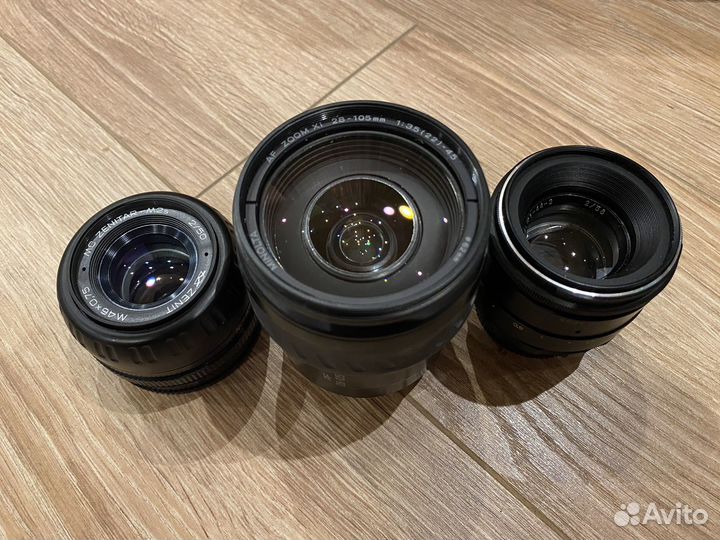 Sony Alpha dslr-A230 Kit + комплект обьективов