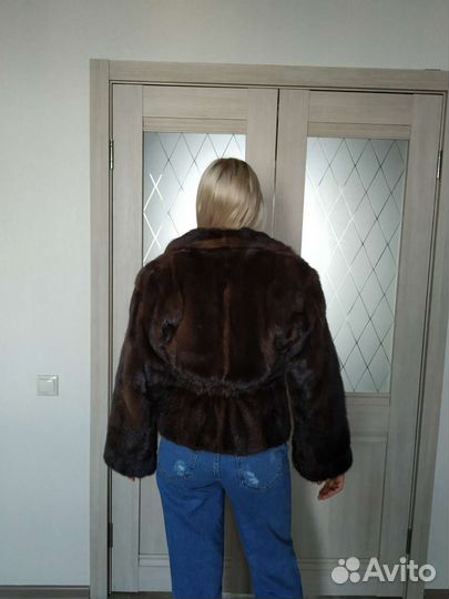 Куртка норковая авто-леди, б/у в отличном состояни