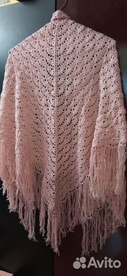 Шаль вязаная крючком
