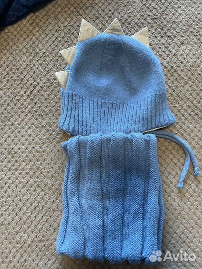 Шапка Дино + снуд