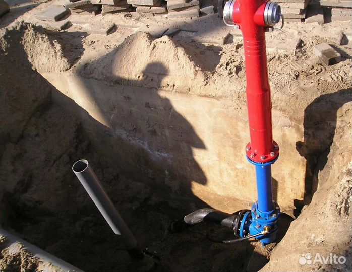 Замена пожарных гидрантов/ монтаж пожаротушения