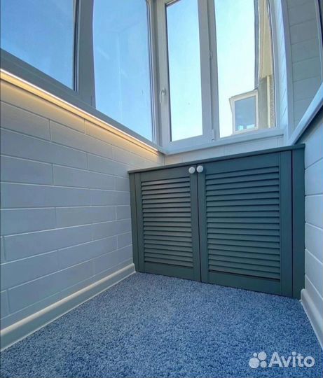 Отделка балкона / окна/рамы