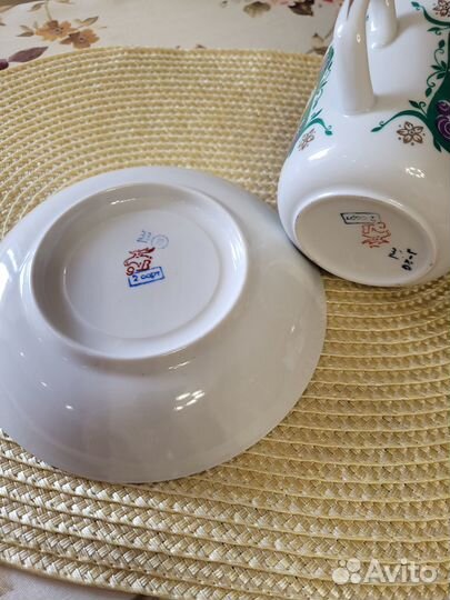 Чайная пара, бокал большой СССР