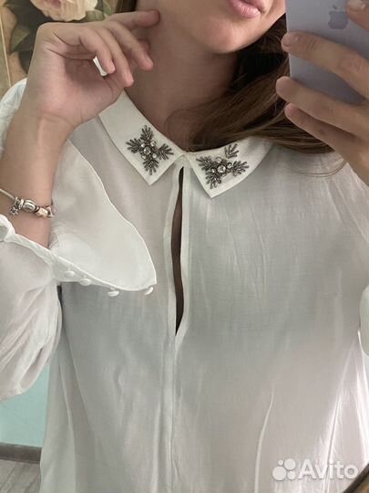 Рубашка benetton женская l