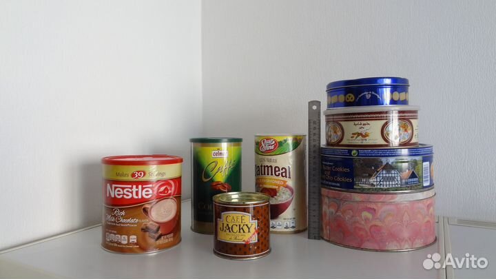 Банки контейнеры чайные кофейные оригинал жестяные
