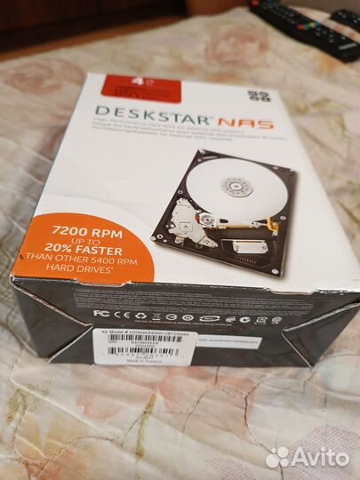 Жесткий диск 4 тв. hgst/ Deskstar NAS