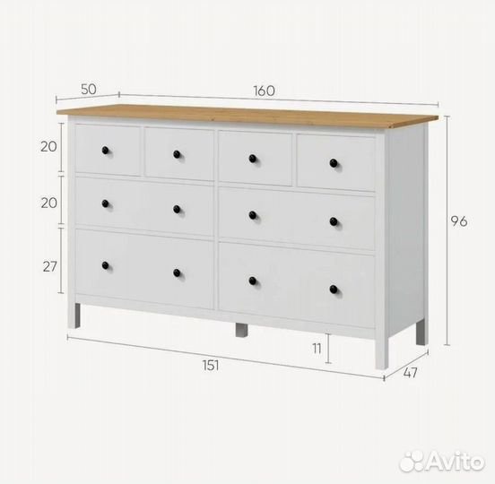 Комод IKEA hemnes