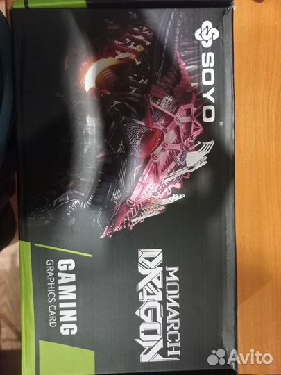 Видеокарта rx580 8gb soyo