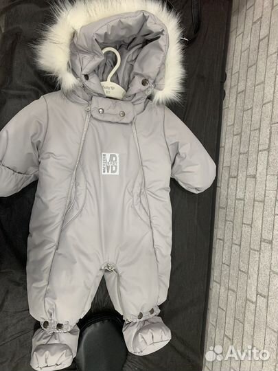 Комбинезон зимний для новорожденных
