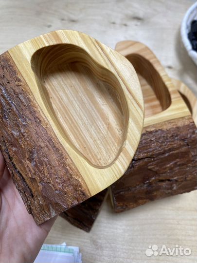 Подсвечник кедр