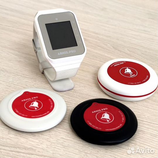 Беспроводная система/кнопка вызова персонала часы