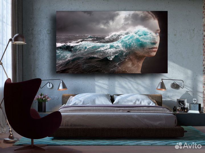 Картина на холсте Antonio Mora арт портрет