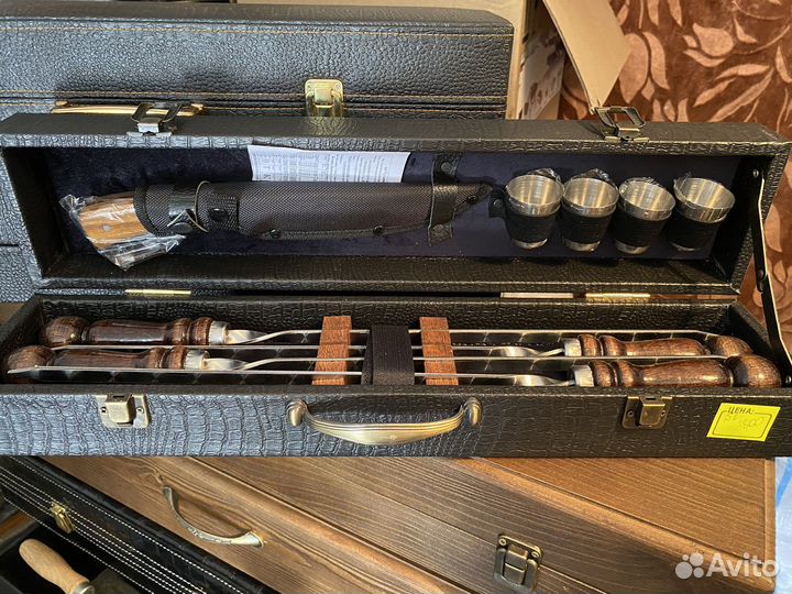 Набор шампуров в кейсе