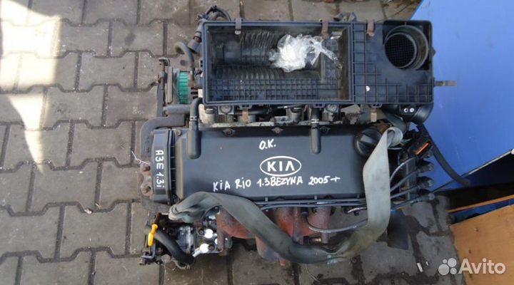 Двигатель Kia Rio 2 поколение 2005г