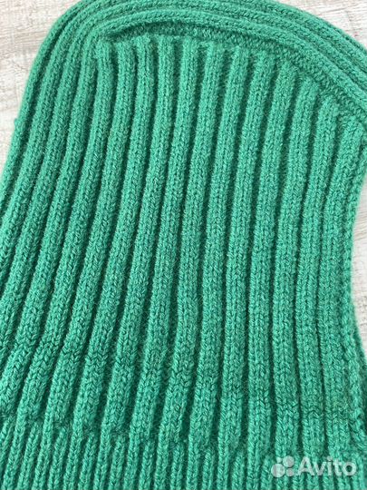 Балаклава вязаная капор шапка женская детская