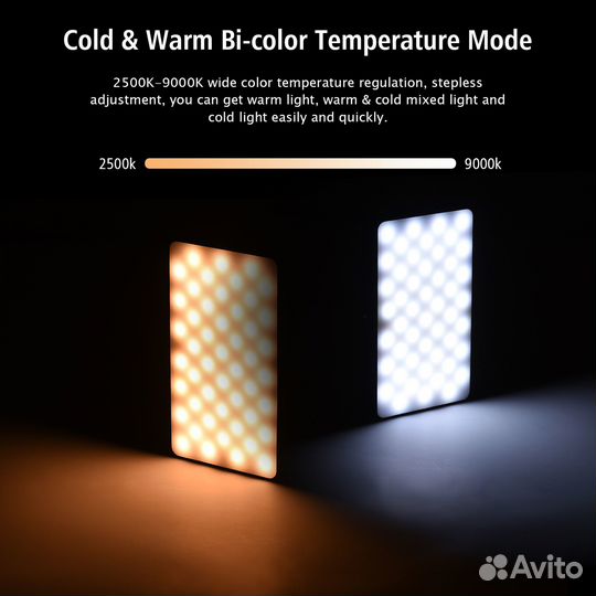 RGB Свет Andoer W140 Штатив Держатель Смартфона