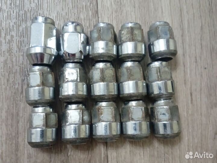 Гайки колёсные 12*1,5, 15шт