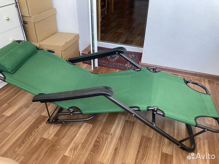 Кресло шезлонг складное