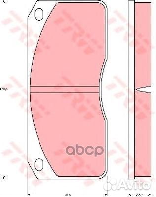 GDB5056 колодки дисковые 29302 без,175.4x78x22