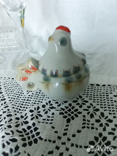 Солонка фарфор,СССР