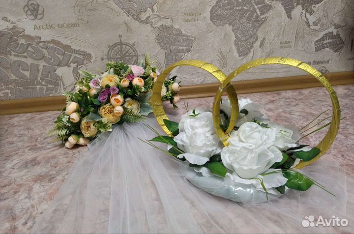 Украшения на свадебную машину