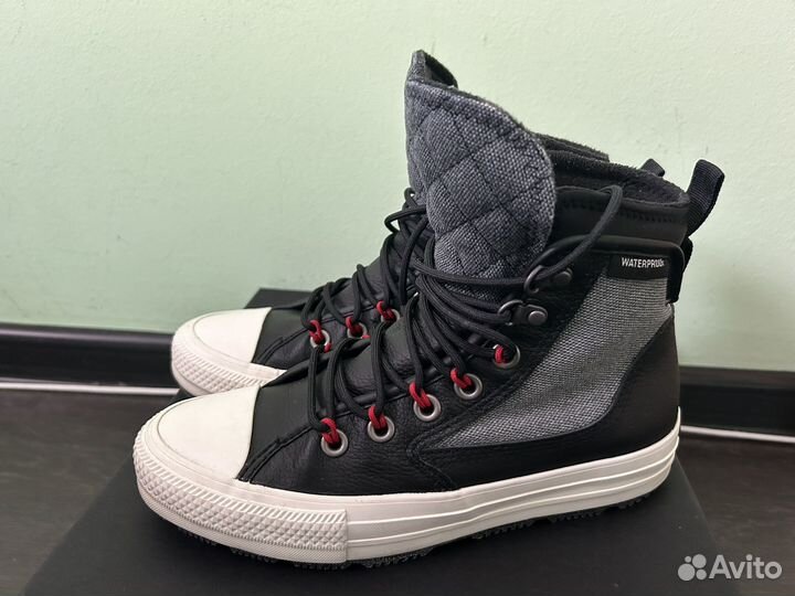 Высокие кожаные кеды converse, 36,5 или 36