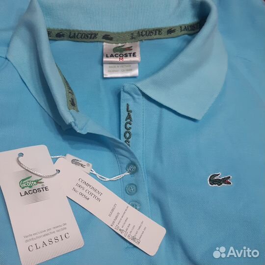 Lacoste новая женская футболка поло