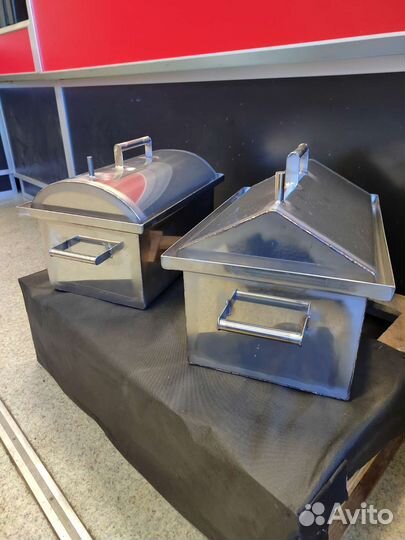 Коптильня горячего копчения из нержавейки