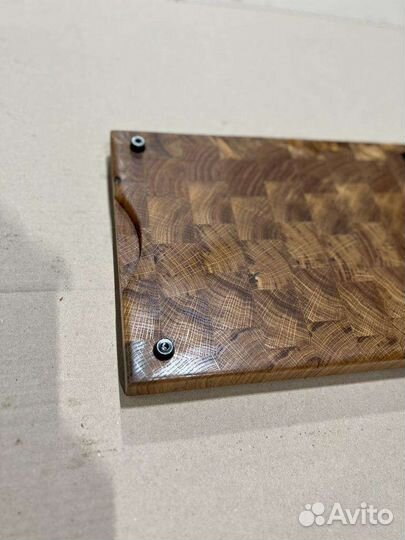 Доска кухонная разделочная торцевая дуб