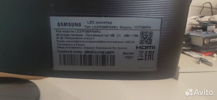 Игровой монитор samsung