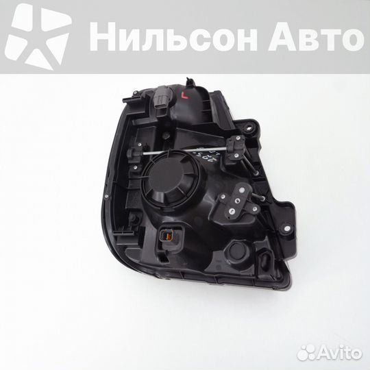 Фара KIA bongo, левая, depo (белый поворот)