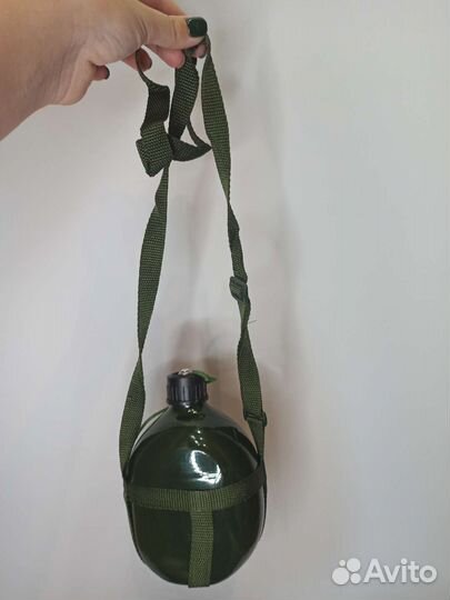 Фляга алюминиевая 1 л (новое, в упаковке)