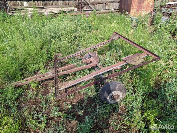 Телега на авиационных колесах